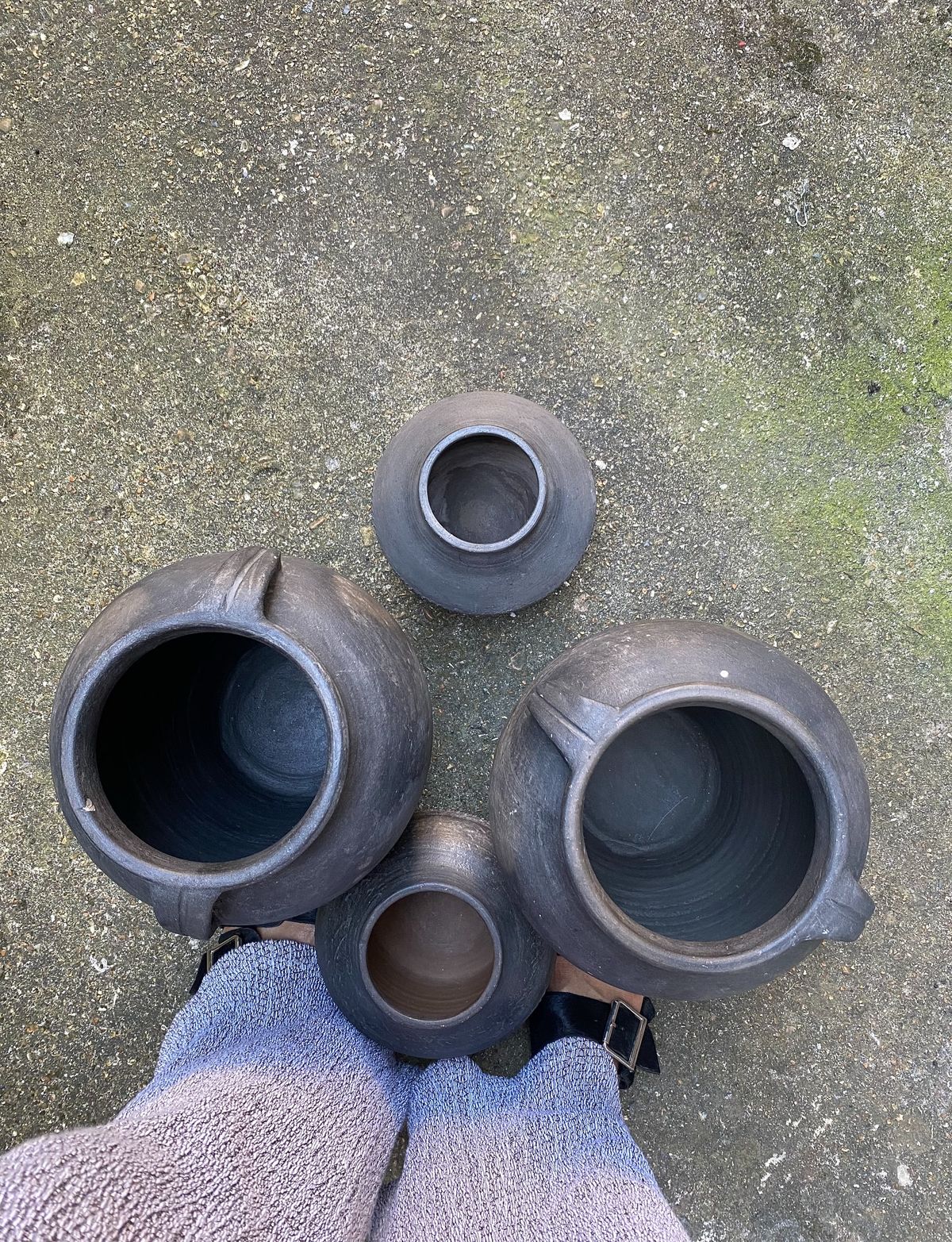 Caring for antique clay pots