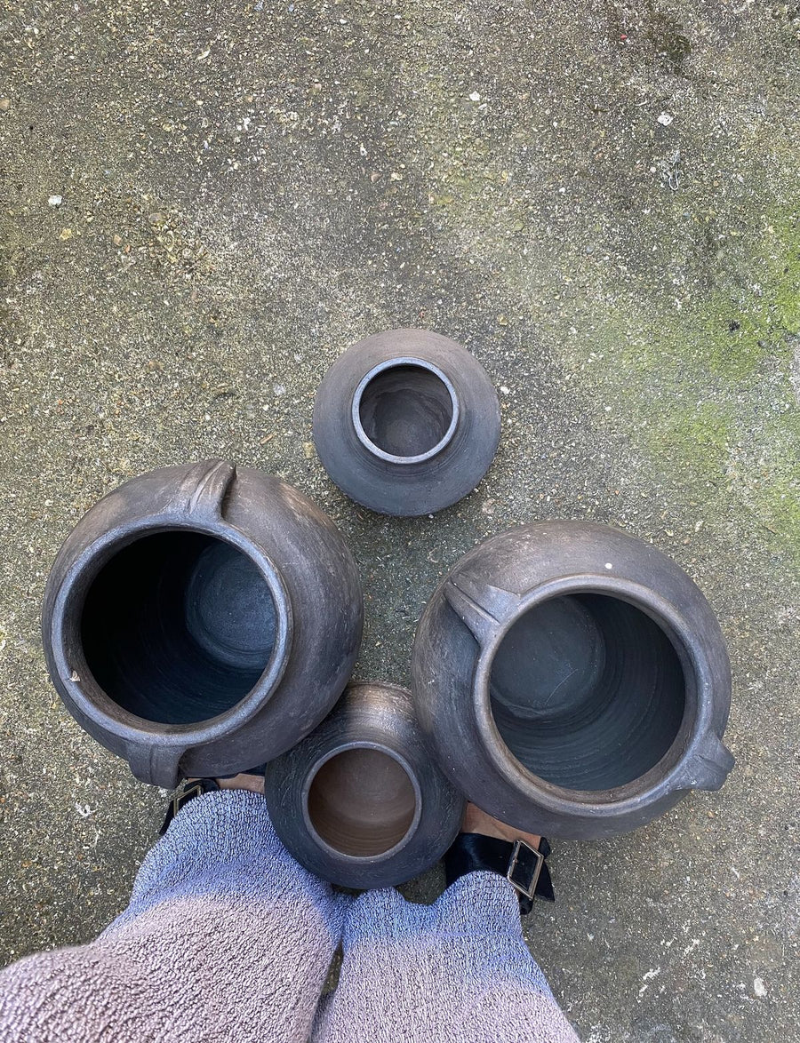 Caring for antique clay pots