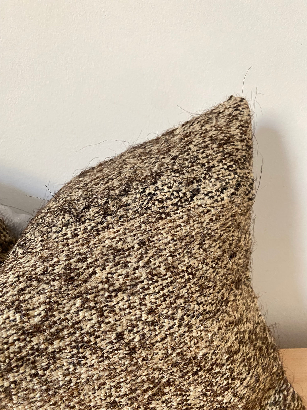 The Arin – Brown Vintage Turkish Kilim Lumbar Pillow Cover