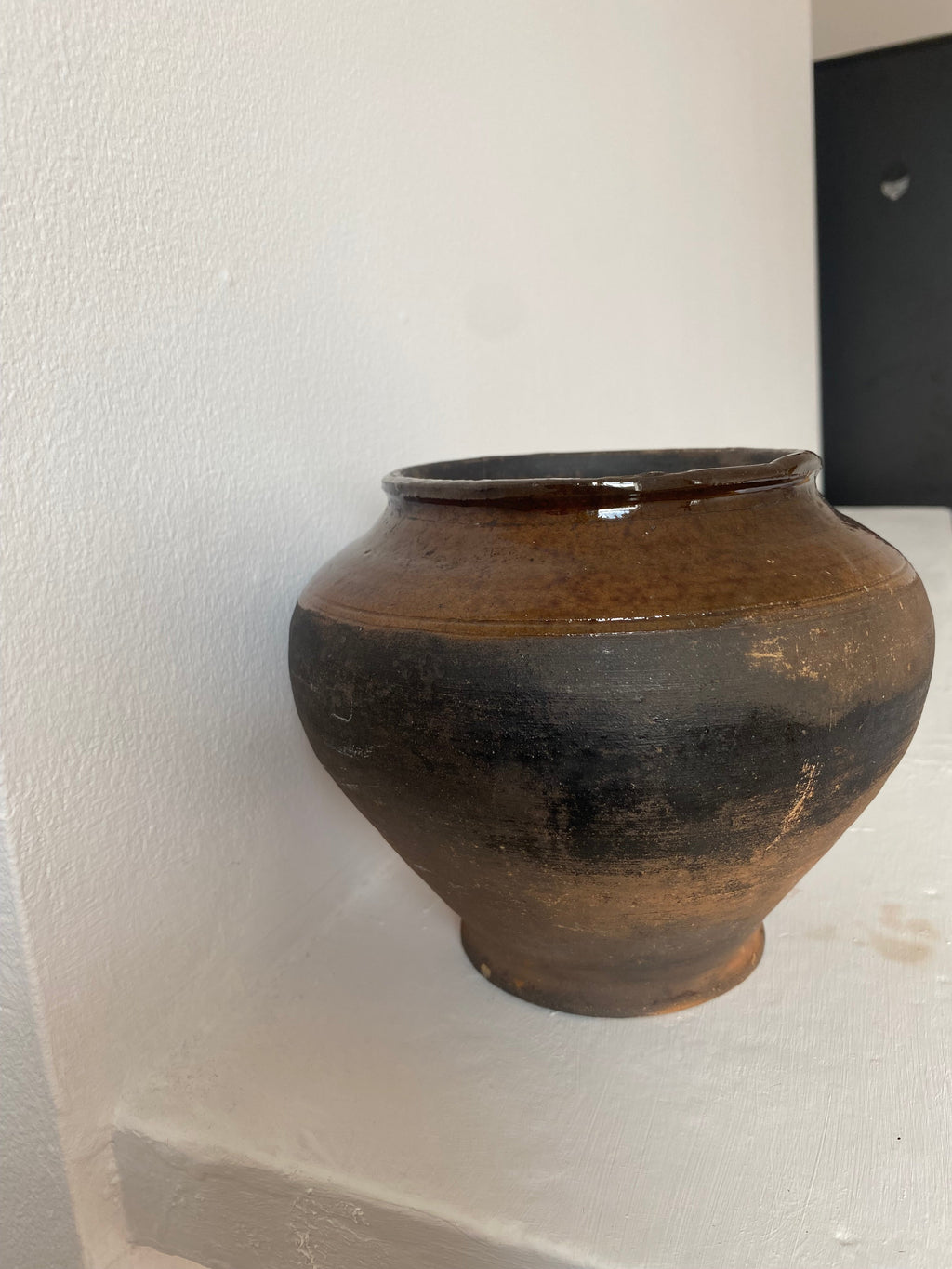 The Tereza Small Antique Clay Pot