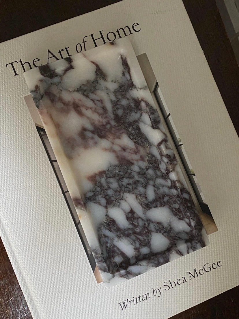 The Calacatta Viola Rectangular Marble Tray(Limited Edition)