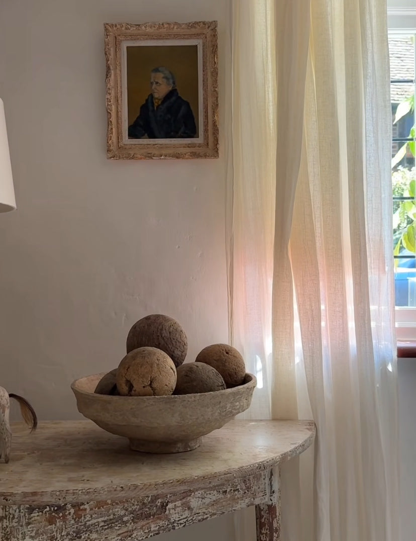 Handmade Paper Mache Bowl – Olive Atelier Style | Malida Decor