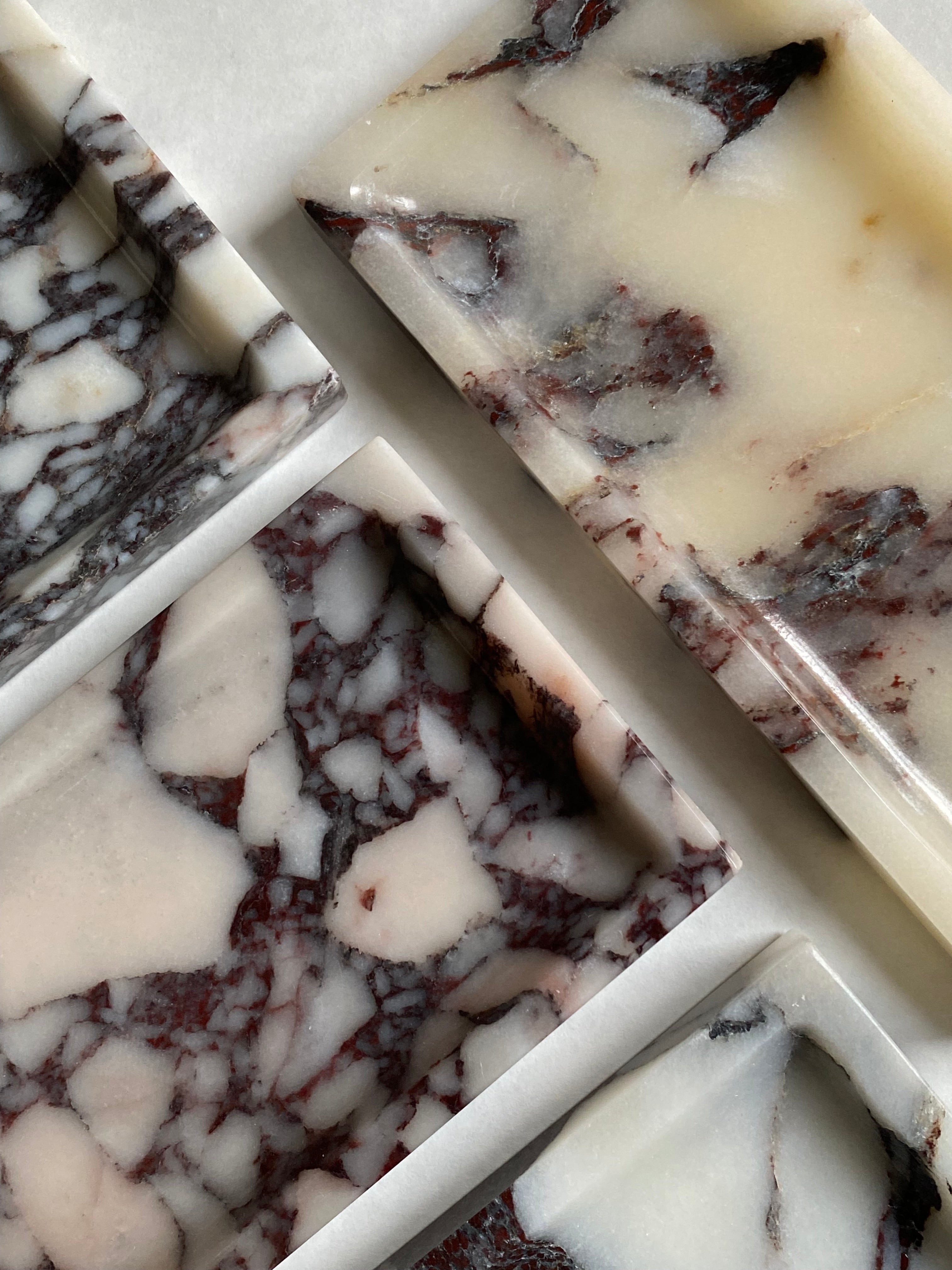 The Calacatta Viola Rectangular Marble Tray(Limited Edition)