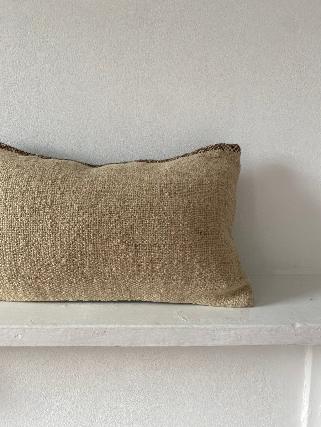 The Alara Cushion – Cream Turkish Kilim Cover