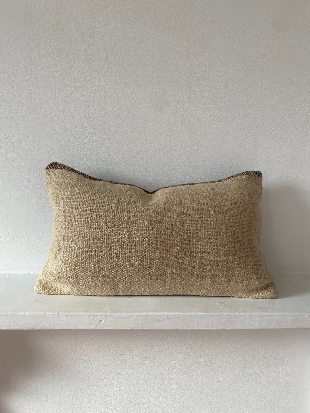 The Alara Cushion – Cream Turkish Kilim Cover