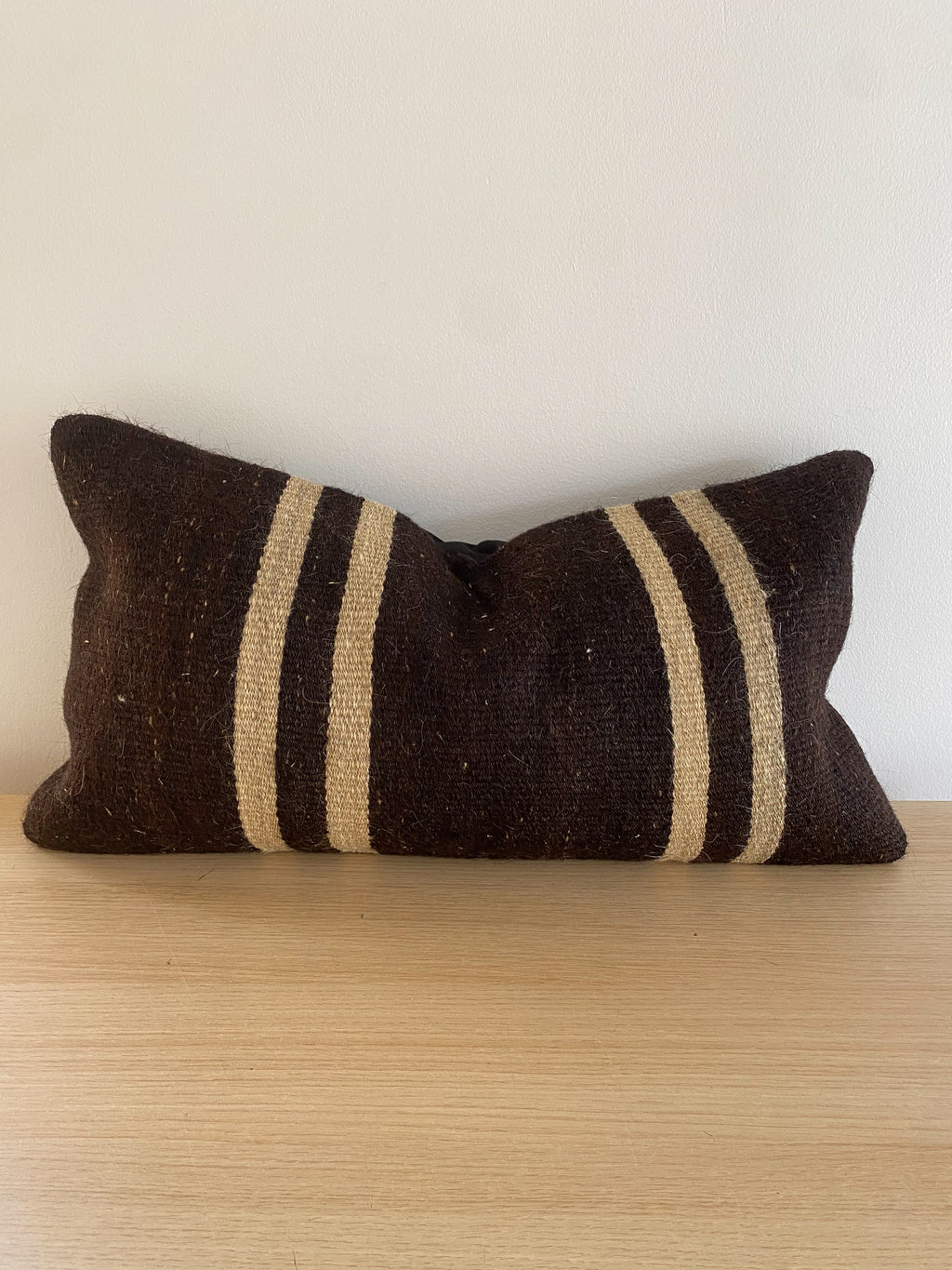 The Aylin Stripe Cushion Cover – Vintage Turkish Lumbar Kilim