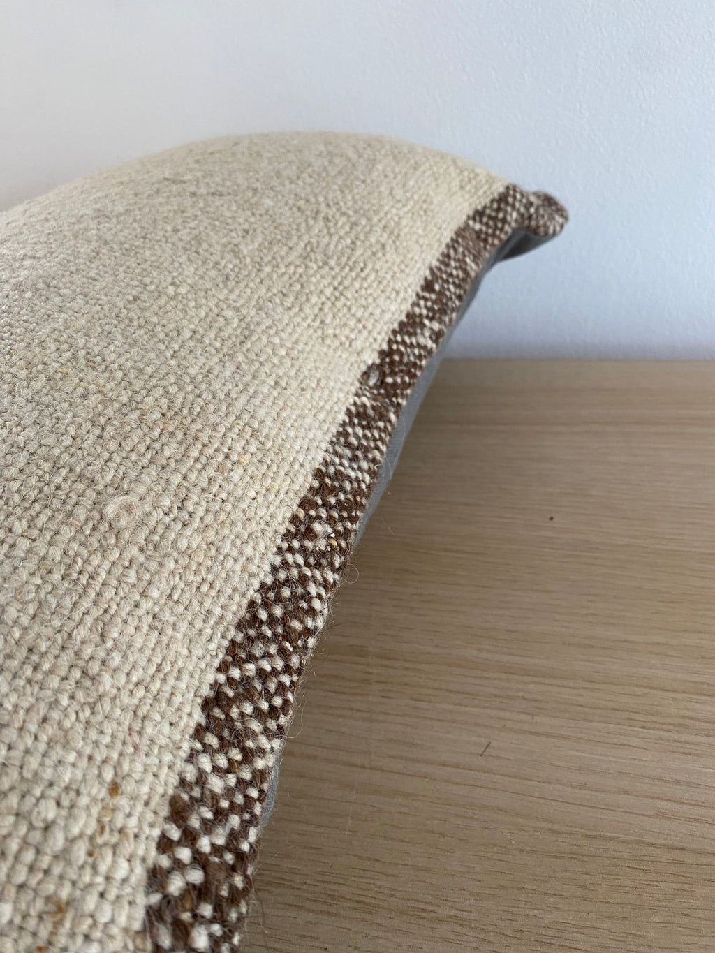 The Alara Cushion – Cream Turkish Kilim Cover
