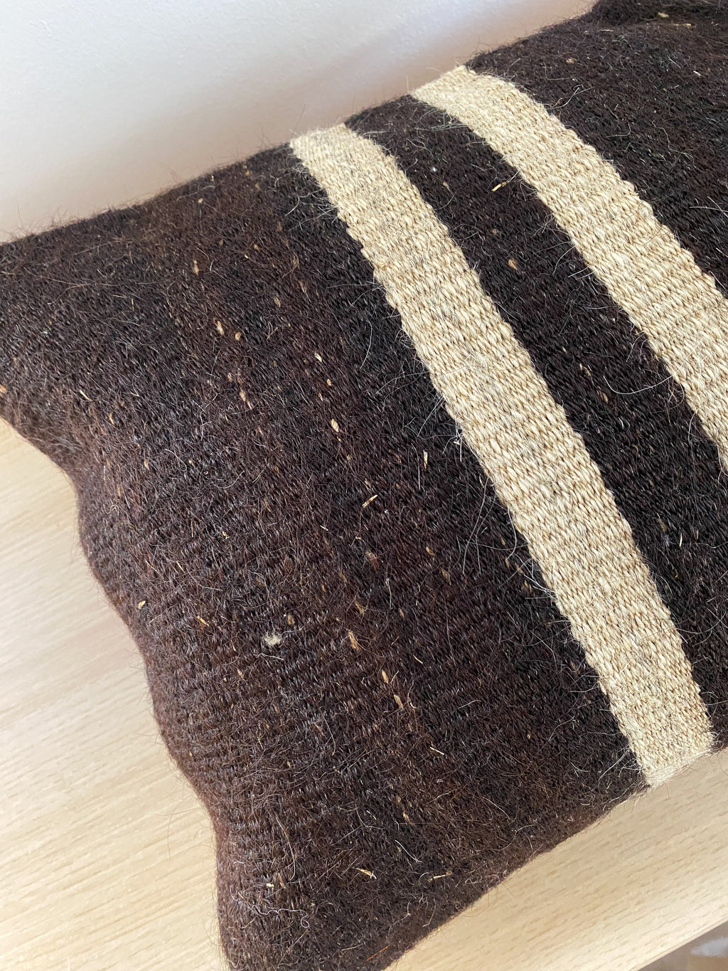 The Aylin Stripe Cushion Cover – Vintage Turkish Lumbar Kilim