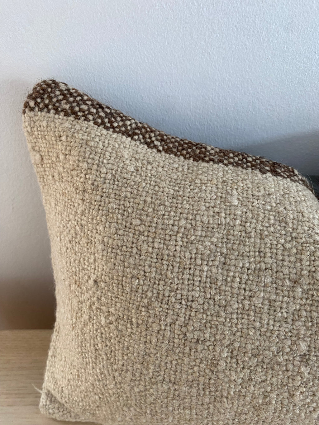 The Alara Cushion – Cream Turkish Kilim Cover