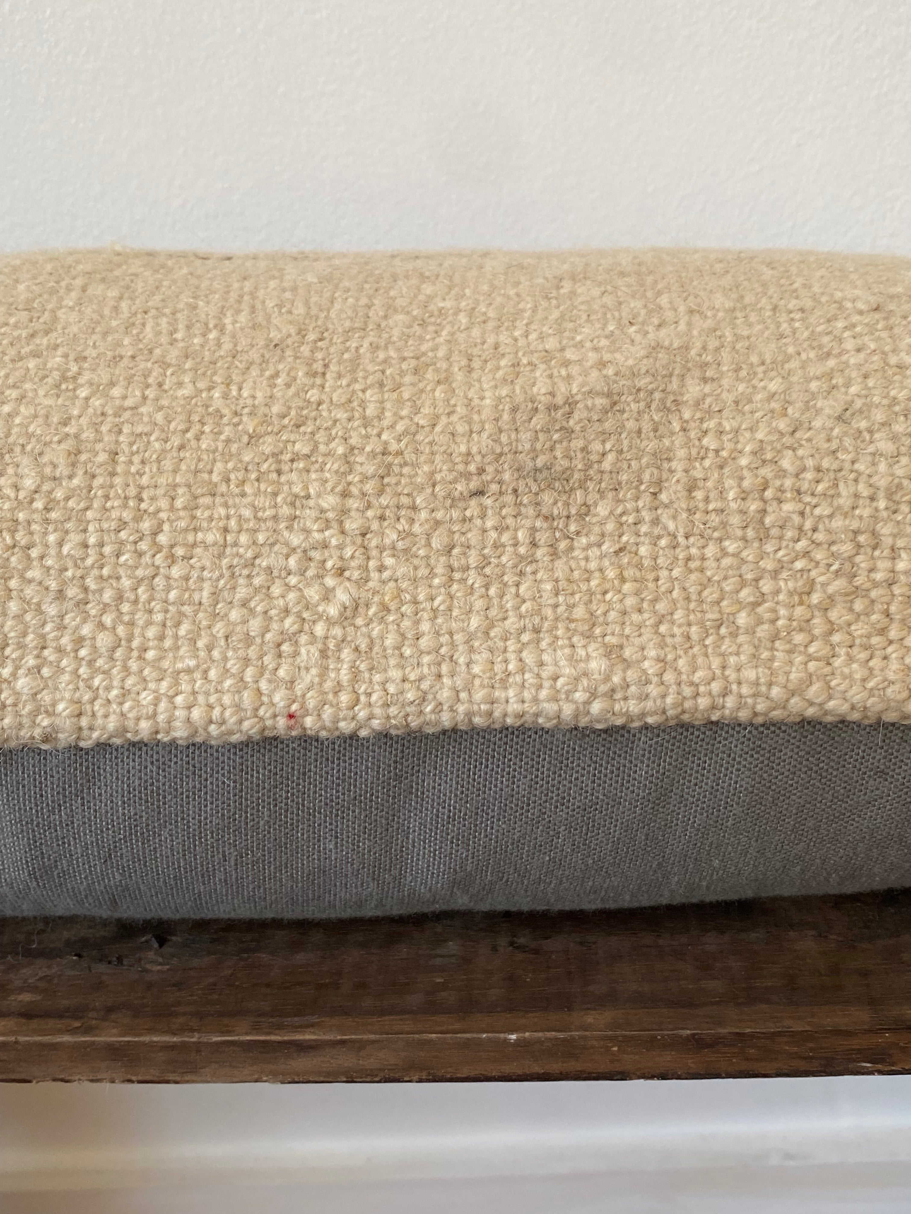 The Alara Cushion – Cream Turkish Kilim Cover