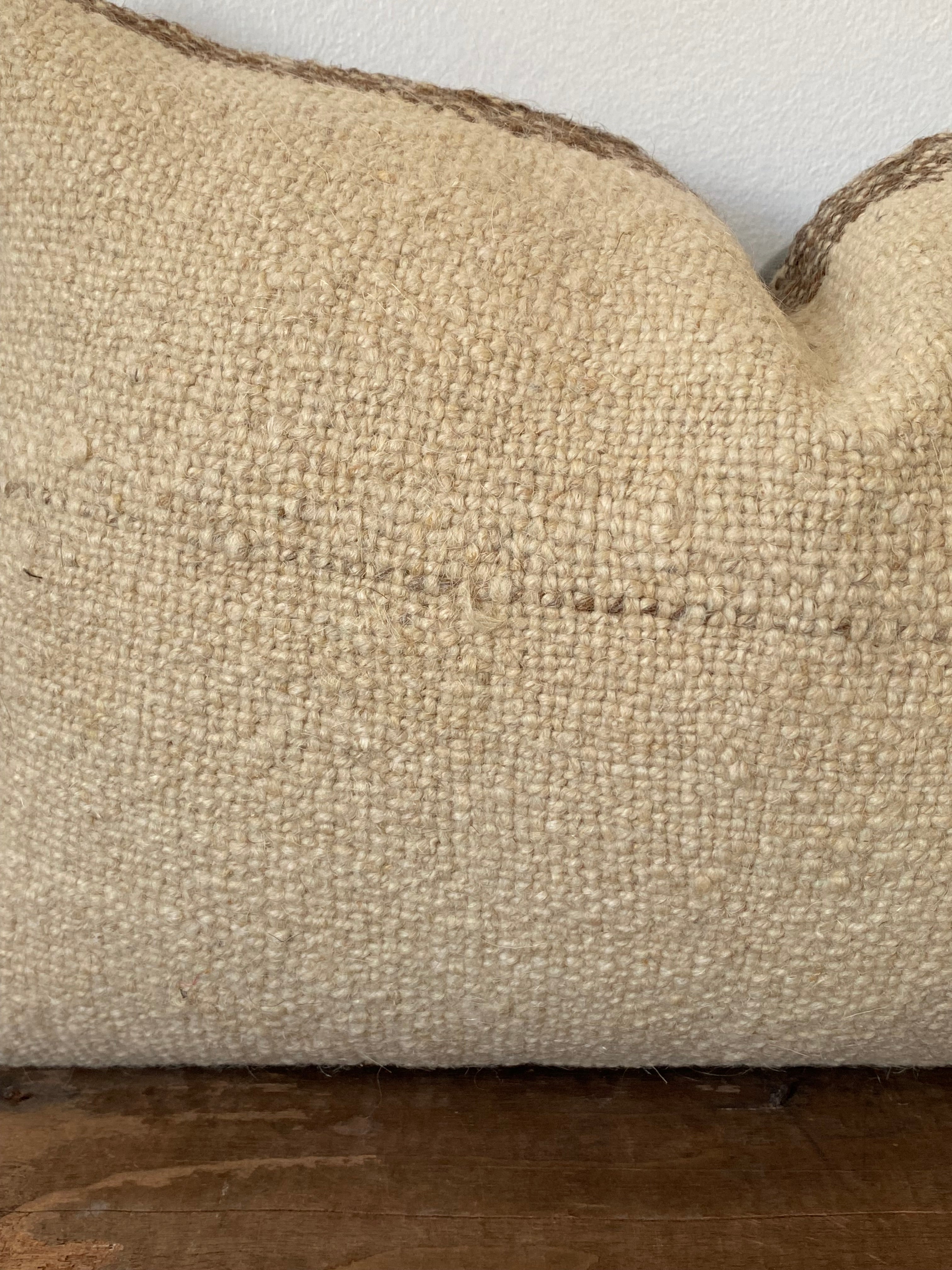 The Alara Cushion – Cream Turkish Kilim Cover