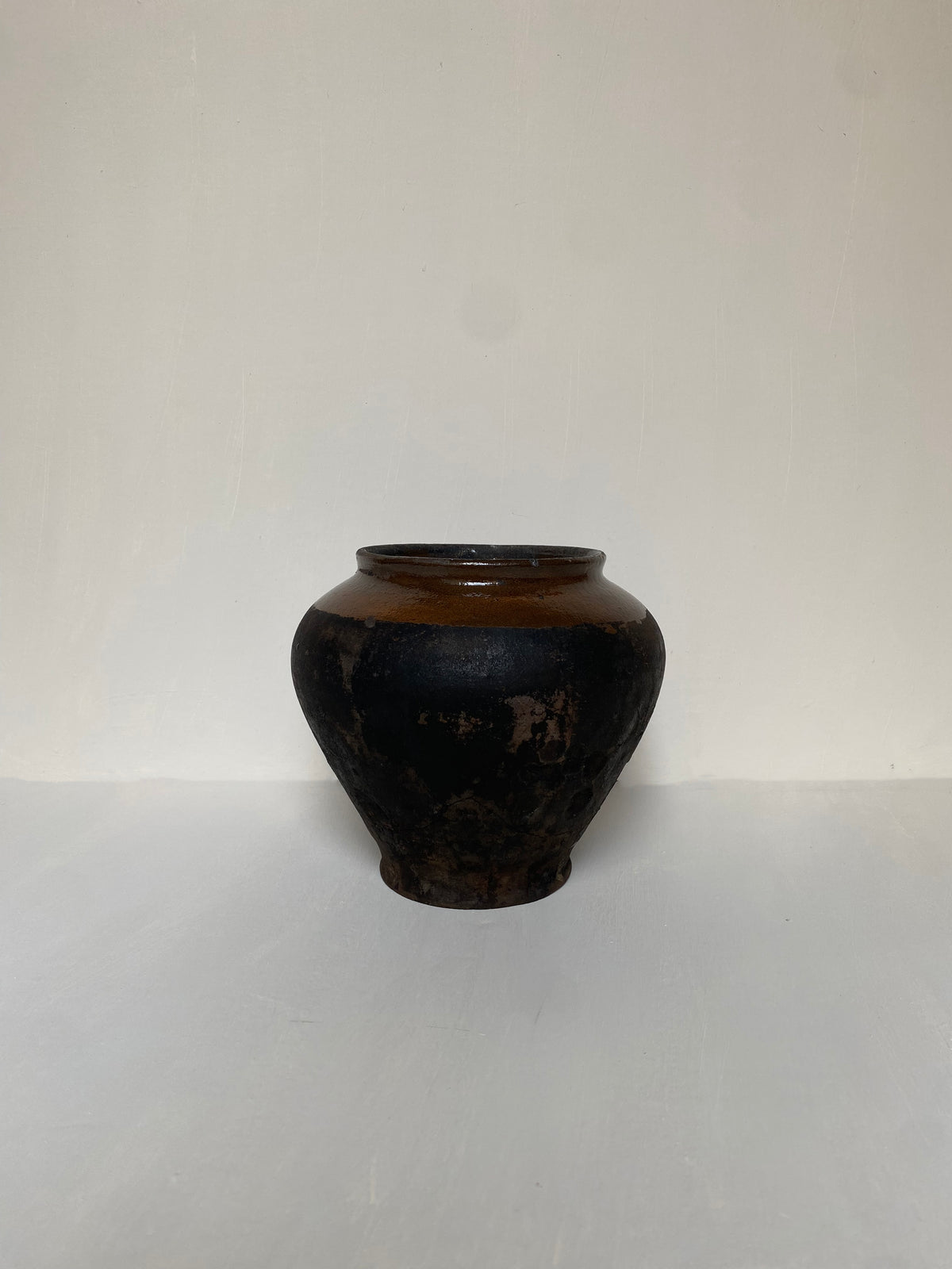 The Noura Black Antique Clay Pot