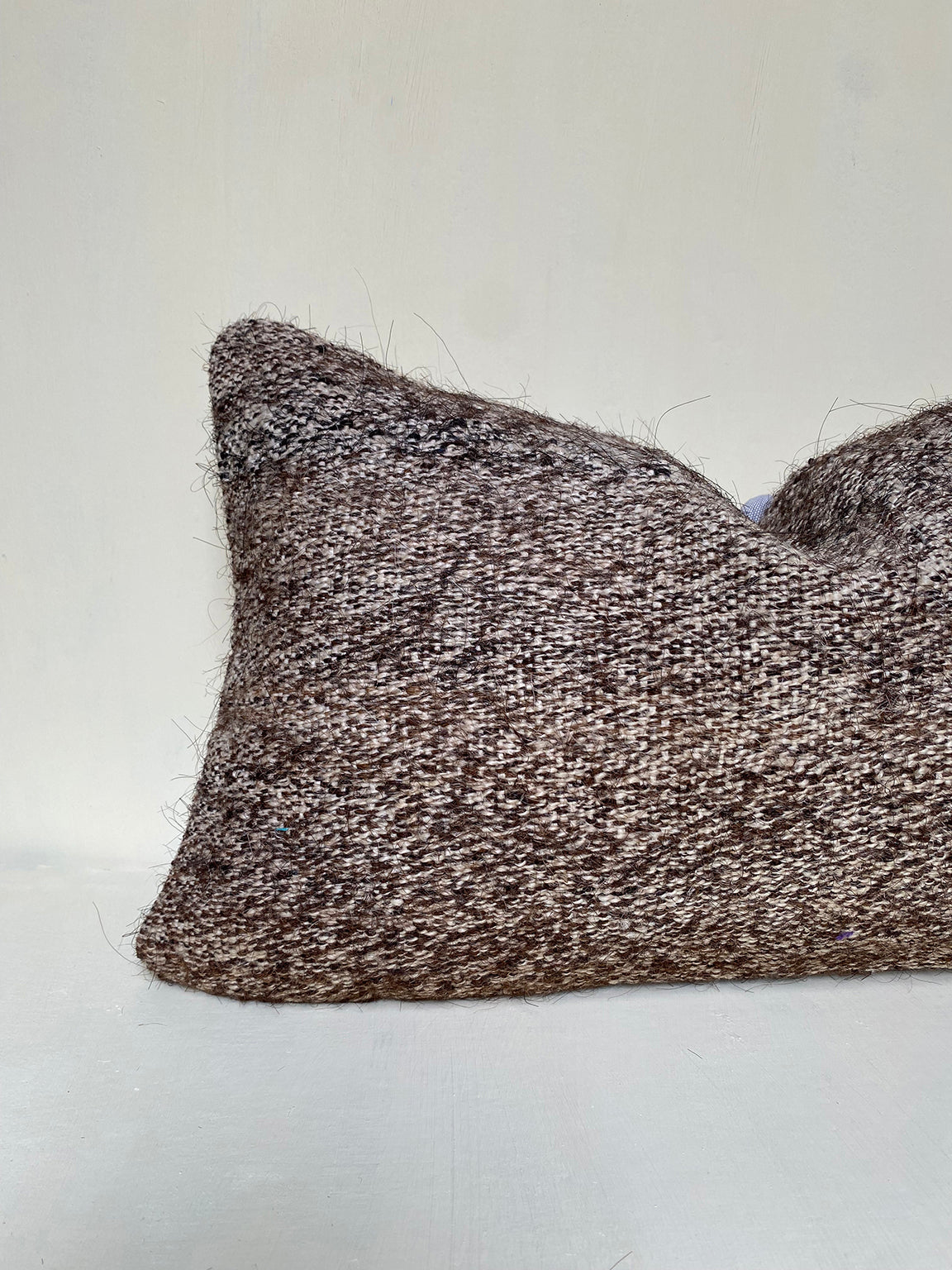 The Arin Turkish Textured Brown Kilim Cushion Cover