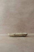 Malida Decor Oval Marble Tray – Beige Stone Decorative Tray
